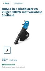 Bladblazer/zuiger, Tuin en Terras, Bladblazers, Ophalen, Handgedragen, HBM, Zo goed als nieuw