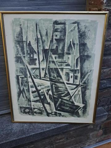 Lithographie  signe beschikbaar voor biedingen