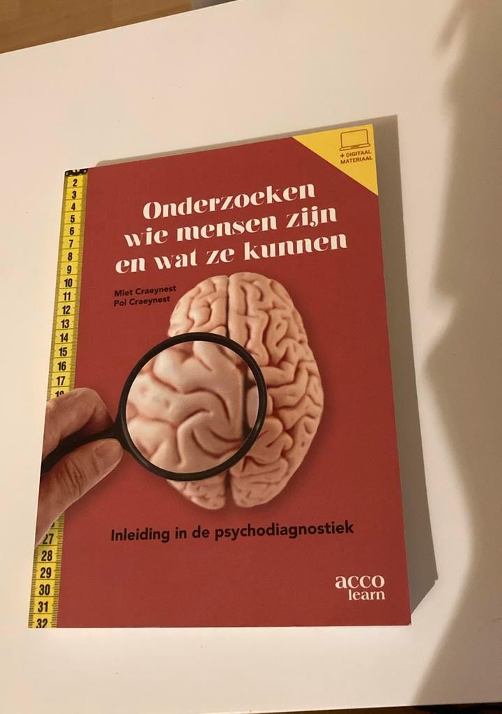 Inleiding in de psychodiagnostiek-toegepaste psychologie PXL, Boeken, Studieboeken en Cursussen, Zo goed als nieuw, Hogeschool