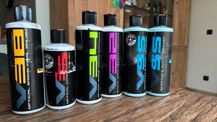 Chemical guys vserie poliermiddel, Auto diversen, Onderhoudsmiddelen, Ophalen of Verzenden