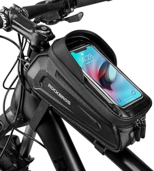 ROCKBROS Frametas voor smartphone telefoonhouder voor fiets, Fietsen en Brommers, Fietsaccessoires | Overige Fietsaccessoires