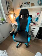 Chaise gaming siège gamer, Maison & Meubles, Chaise de bureau de gaming, Enlèvement, Utilisé, Bleu