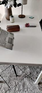 Table Ikea blanche, Maison & Meubles, Comme neuf, 100 à 150 cm, Rectangulaire, 75 cm ou plus