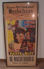 Filmposter Boite De Nuit (De Nachtkroeg) 1951 ingekaderd, Verzamelen, Ophalen of Verzenden, Gebruikt