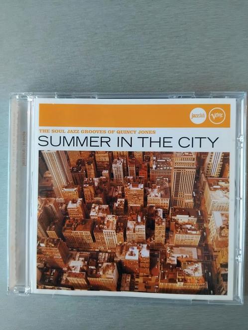 Cd. Quincy Jones. Summer in the city.  (Compilatie)., Cd's en Dvd's, Cd's | Jazz en Blues, Zo goed als nieuw, Ophalen of Verzenden