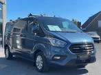Ford Transit Custom 2.0D 170PK L2*Carplay*Camera*Sensoren*T, Auto's, Ford, Automaat, Monovolume, Blauw, 217 g/km