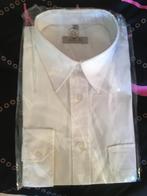 NIEUW - witte herenhemden maat 43/44, Kleding | Heren, Overhemden, Ophalen, Nieuw