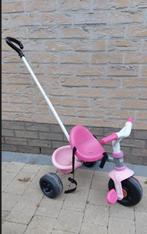 Roze driewieler fiets Smoby, Ophalen, Gebruikt, Smoby, Duwstang