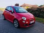 Fiat 500 1.2i Sport-Jante Alu-Clim-Pneus 4 saisons Neufs, Auto's, 4 zetels, Zwart, Lederen bekleding, Leder en Stof