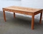 Boerentafel / eettafel teak , 95 x 200 ( dringend weg ), Ophalen, Zo goed als nieuw