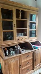 Keukenkast teak, Huis en Inrichting, Kasten | Buffetkasten, Ophalen, Gebruikt, 200 cm of meer, Teakhout