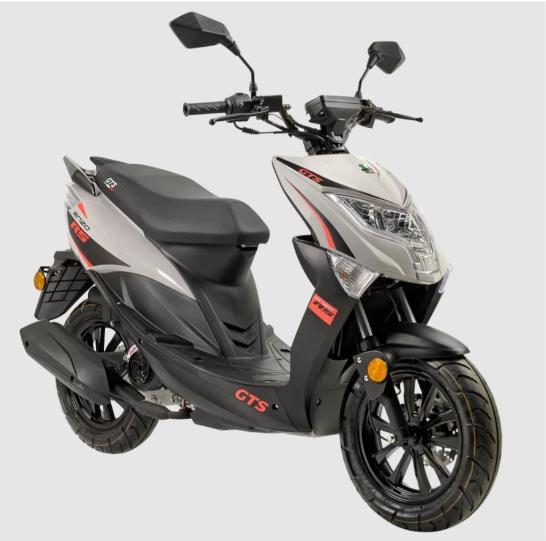GTS Enzo - Borasco Grey,, Vélos & Vélomoteurs, Vélomoteurs & Scooters bridés, Neuf, Autres marques, Essence, Enlèvement ou Envoi