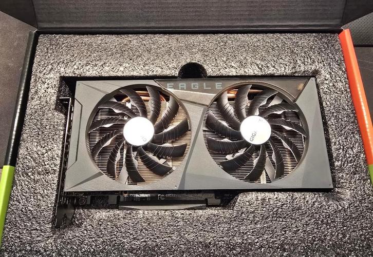 Gigabyte GeForce RTX 3060 Ti EAGLE OC 8G, Computers en Software, Videokaarten, Zo goed als nieuw, Nvidia, PCI-Express 4.0, GDDR6