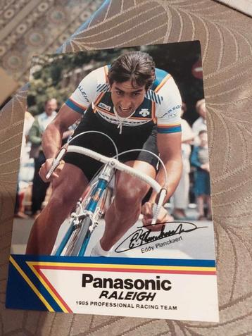 Wielerkaart : Eddy Planckaert / Panasonic 1985 beschikbaar voor biedingen