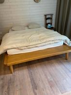 Jimi bed Japanse stijl dennenhout incl lattenbodem als nieuw, Huis en Inrichting, 160 cm, Zo goed als nieuw, Hout, Ophalen