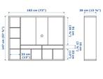 IKEA tv-meubel zwart, Huis en Inrichting, Ophalen, Zo goed als nieuw