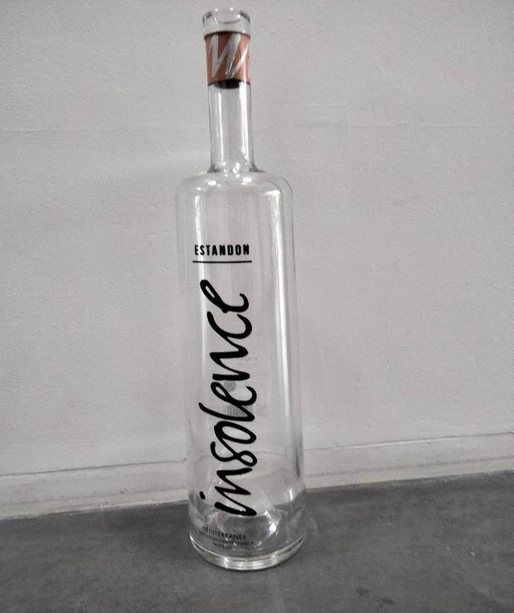 Bouteille VIN  Vide " ESTANDON "  3 Litres, Collections, Vins, Utilisé, Autres types, Enlèvement ou Envoi