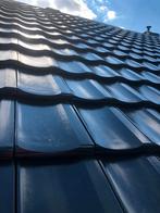 Tuiles noires brillantes, Bricolage & Construction, Tuiles & Revêtements de toit, Comme neuf, Tuiles