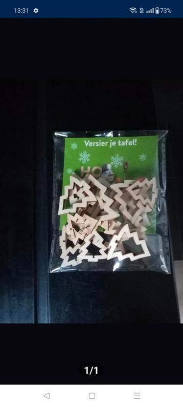 Kersttafelversiering, nieuw beschikbaar voor biedingen