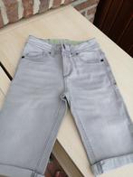 jeans short licht grijs m 128 slim fit, Broek, Gebruikt, Ophalen of Verzenden, Jongen