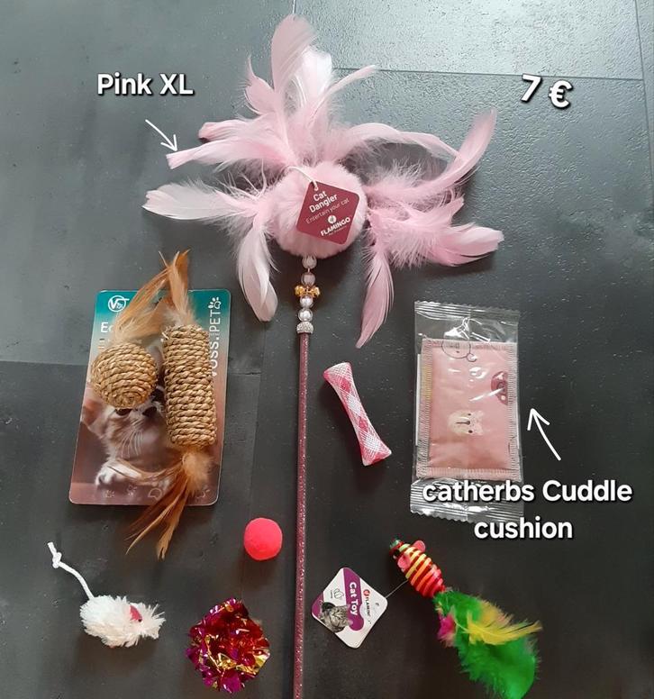 Kattenspeelgoed set nr 4, Dieren en Toebehoren, Kattenspeelgoed, Nieuw, Ophalen of Verzenden