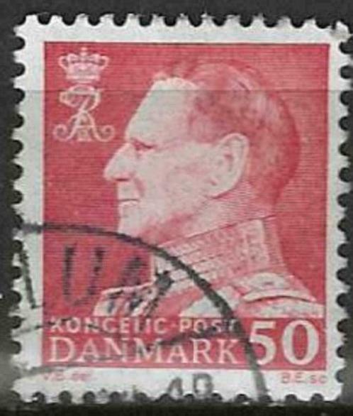 Denemarken 1963/1965 - Yvert 423 - Koning Frederik IX (ST), Timbres & Monnaies, Timbres | Europe | Scandinavie, Affranchi, Danemark