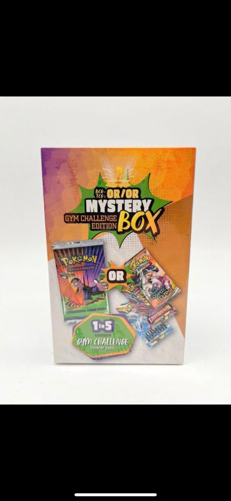 Pokemon Mystery Box - Gym Challenge Edition 1 sur 180, Hobby & Loisirs créatifs, Jeux de cartes à collectionner | Pokémon, Neuf