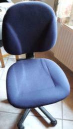2 chaises de bureau sur roulettes, Comme neuf, Bleu, Chaise de bureau, Enlèvement