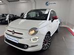 Fiat 500C RED 1.0 Hybrid 70Ch 3.879KM ! GPS GAR 12M, Auto's, 4 zetels, Stof, Gebruikt, Zwart