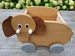Opbergmand op wielen in de vorm van een olifant, Ophalen, Gebruikt, Meubelstuk of Keukentje