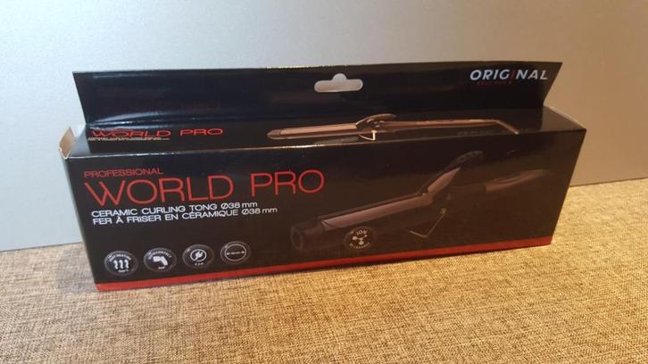 KRULTANG WORLD PRO 38MM (!) van Original, Handtassen en Accessoires, Uiterlijk | Haarverzorging, Zo goed als nieuw, Krultang of Stijltang