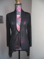 zwart jasje / gilet dames - L-C Fashion Paris -T2 (doorkijk), Kleding | Dames, Ophalen of Verzenden, Zwart, Jasje