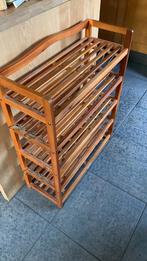 Étagère à chaussures en bois d'acacia, Enlèvement, Comme neuf