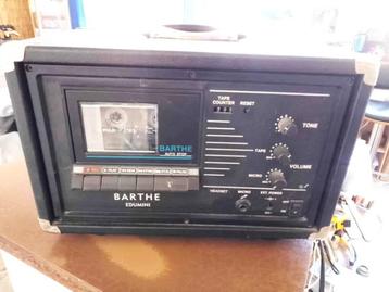 ANCIEN LECTEUR ENREGISTREUR CASSETTE BARTHE edumini, Enlèvement, Simple