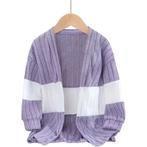 Lila Paars Vestje Ribbelpatroon Maat 86-92 Nieuw, Kinderen en Baby's, Babykleding | Maat 86, Ophalen of Verzenden, Nieuw, Meisje