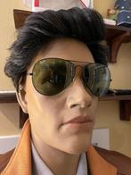 Vintage B&L Ray-Ban Black Aviator 62 zonnebril L2821 A5, Enlèvement ou Envoi, Comme neuf, Ray-Ban, Lunettes de soleil