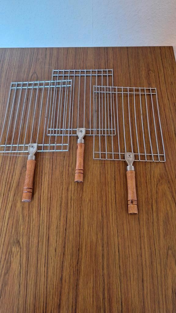 Set van 3 Grill ijzers voor op de BBQ aan 5 euro, Tuin en Terras, Barbecue-accessoires, Zo goed als nieuw, Ophalen of Verzenden