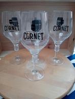 Bierglazen cornet 33 en 50 cl, €3/stuk (4 beschikbaar). Glas, Verzamelen, Glas of Glazen, Ophalen of Verzenden, Zo goed als nieuw
