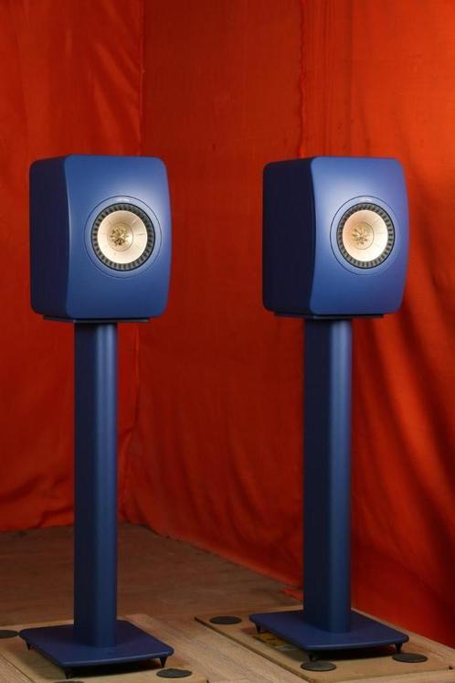 KEF LS50 / LS 50 Meta BLAUW + Stands - *Beursdemo-Garantie, Audio, Tv en Foto, Luidsprekerboxen, Zo goed als nieuw, Front, Rear of Stereo speakers