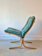 Vintage siësta chair door Ingmar Relling voor Westnofa, 1970, Huis en Inrichting, Fauteuils, Ophalen, Gebruikt, Leer, Vintage mid-century