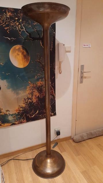 Bronskleurige staanlamp  beschikbaar voor biedingen