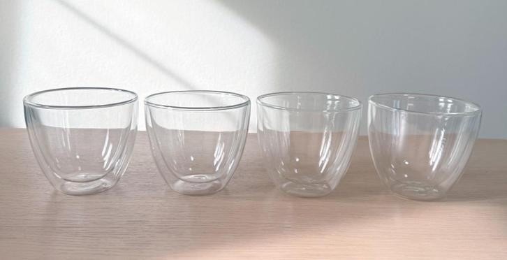 Villeroy & Boch Manufacture Dubbelwandige Cappuccino glazen, Verzamelen, Glas en Drinkglazen, Nieuw, Overige typen, Ophalen of Verzenden