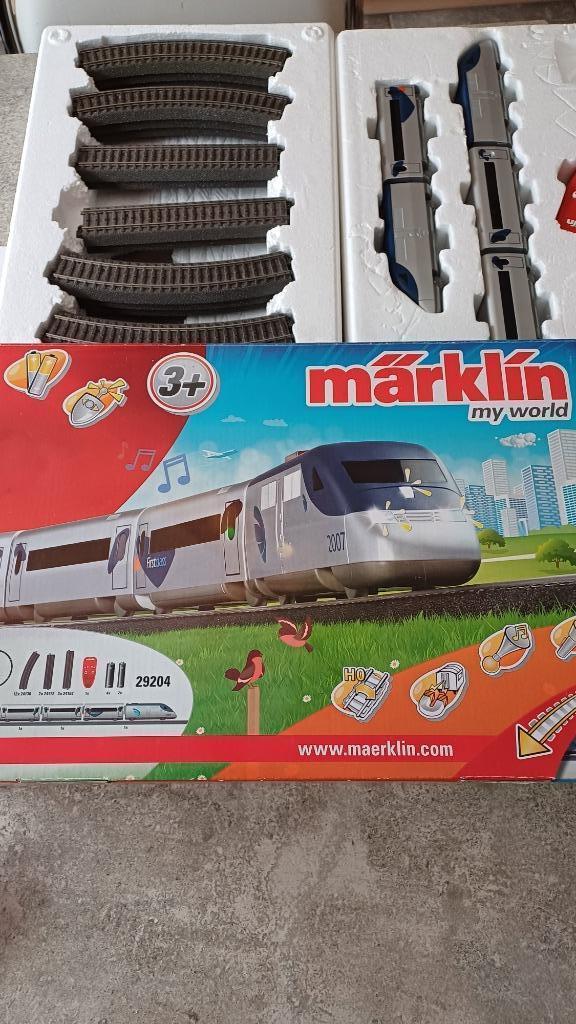 (3H) Märklin my world treinset 29204 lees beschrijving, Hobby en Vrije tijd, Modeltreinen | H0, Gebruikt, Treinset, Wisselstroom
