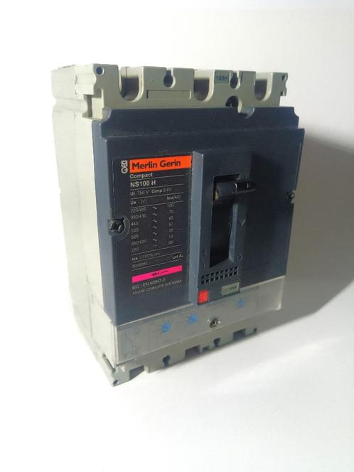Schneider Merlin gerin vermogensschakelaar Compact NS100 H, Elektronische apparatuur, Onderdelen en Toebehoren, Gebruikt, Ophalen of Verzenden