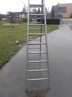 Robuuste aluminium ladder , 10 treden, Ophalen, Ladder
