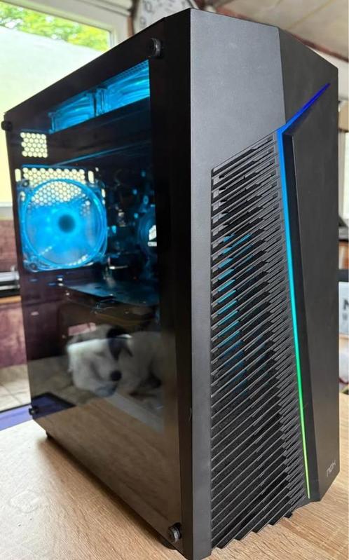 Tower Gaming-CPU AMD Ryzen 6-core GPU 12 GB geheugen 32 GB D, Computers en Software, Desktop Pc's, Refurbished, 3 tot 4 Ghz, SSD