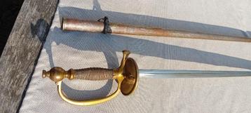 Franse sabel of degen officier infanterie model 1882 beschikbaar voor biedingen