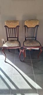 2 antieke Franse jachtstoelen, Ophalen