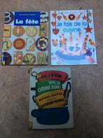 Lot de 3 livres de cuisine pour enfants, Ophalen of Verzenden, Gelezen