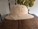 Tropenhelm koloniaal Belgisch Congo 1950 U.M.H.K., Antiek en Kunst, Verzenden
